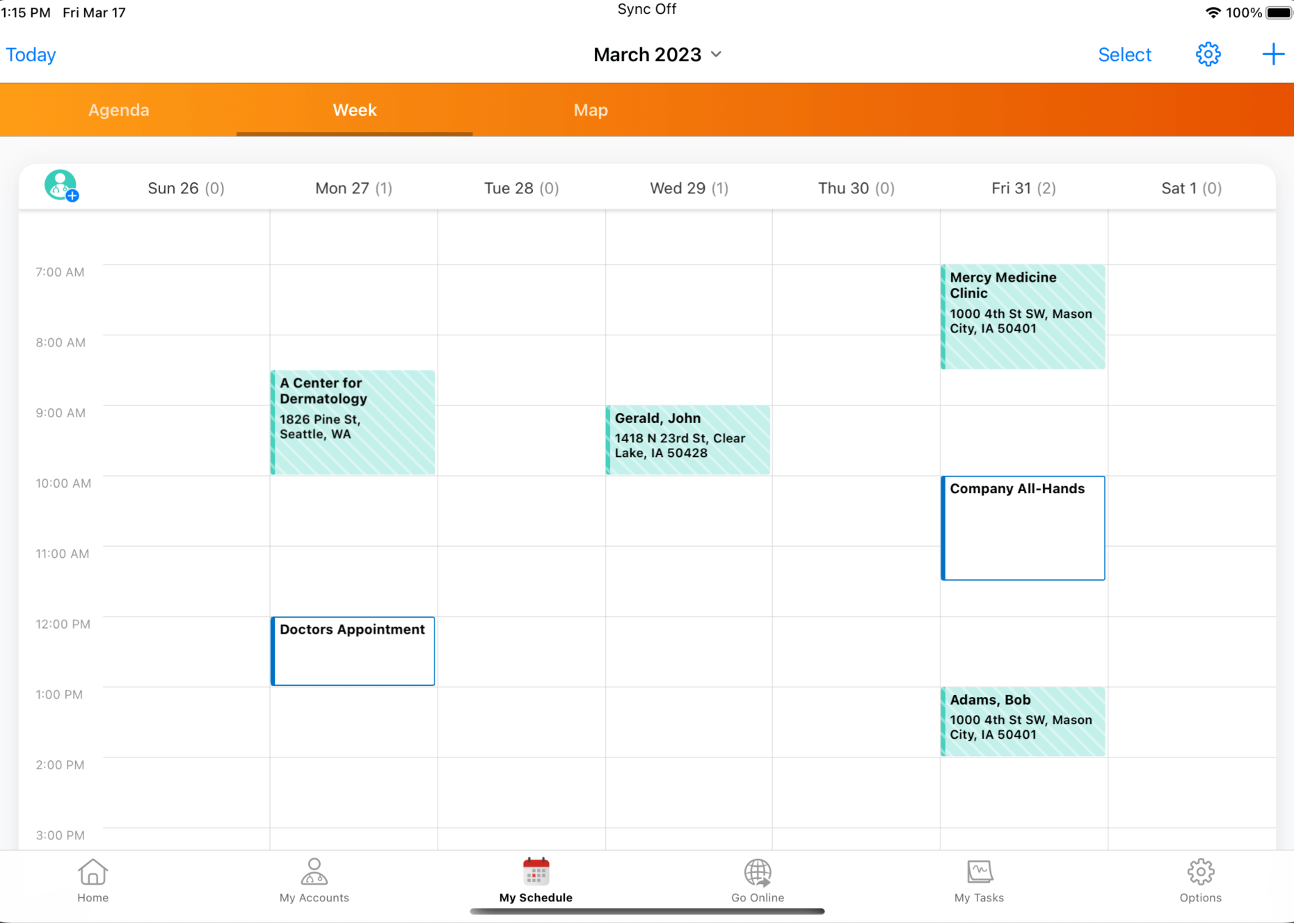 Integrating My Schedule and Microsoft Outlook Calendars